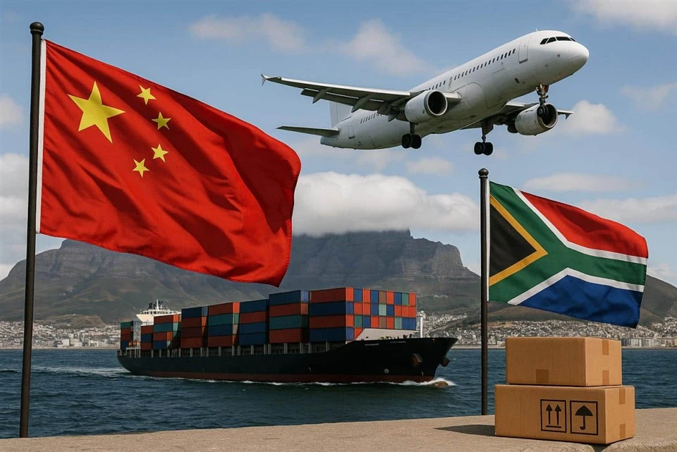 Pengiriman laut dari Cina ke Durban